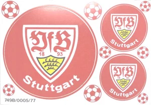 VfB Stuttgart Aufkleber Sticker Set - 3 Logos Bundesliga Fussball #1045 - Bild 1 von 1