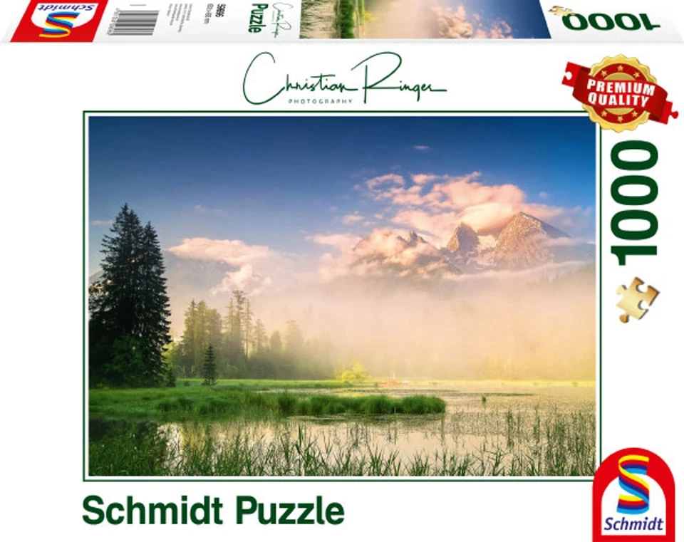 Taubensee Puzzle 1000 Teile Christian Ringer Schmidt Spiele Premium 59696