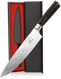 imarku Japanese Chef Knife - Pro Kitchen Knife 8 Inch Chef's Knives High Carbon - Picture 1 of 8