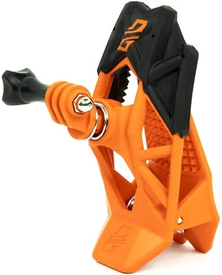 DANGO DESIGNS Dango Design Gopro Universal Helmet Gripper Clip Mount Holder Go Pro Orange