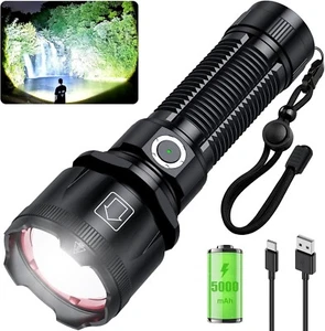 Flashlights High Lumens Rechargeable, 990000 Lumens Super Bright LED Flashlight. - Picture 1 of 7