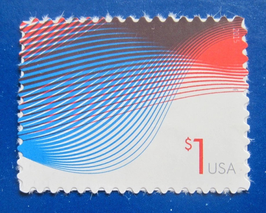 Sc # 4953 ~ $1 Patriotic Wave Issue - Image 1 of 1