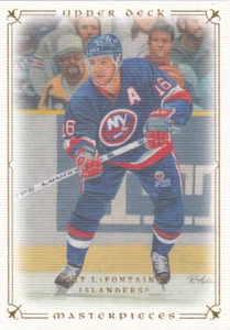 08/09 UD MASTERPIECES..PAT LAFONTAINE..CARD # 24..ISLANDERS..FREE COMBINED SHIP - Bild 1 von 1