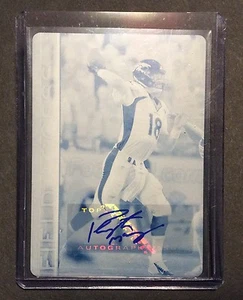 2015 Topps Field Access PEYTON MANNING - 1/1 - Auto Printing Plate - RARE!!! - Picture 1 of 2