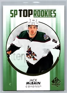2022-23 Upper Deck SP Authentic Top Rookies Green #TR-40 Jack McBain - Picture 1 of 1