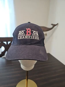 2004 Boston Red Sox World Series Champions Baseball Hat Cap - Picture 1 of 9