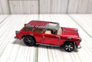 Hot Wheels Diecast 1969 Chevy Nomad Wagon rot Ersatzteile lose schlecht verblasst - Bild 1 von 5