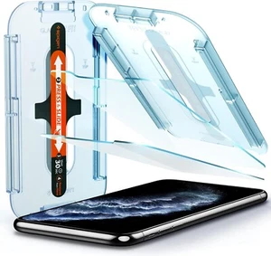 Spigen Tempered Glass Screen Protector [GlasTR EZ FIT] 2pk - Picture 1 of 3