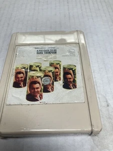 MUNTZ 4 TRACK TAPE CARTRIDGE "HANK THOMPSON" A SIX PACK TO GO REMANUFACTURED - Imagen 1 de 3