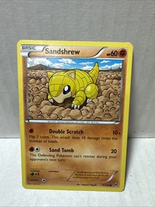 Juego de cartas coleccionables Pokemon - Sandshrew 75/162 - Común - Holograma inverso - XY - BREAKTHROUGH - LP - Imagen 1 de 2