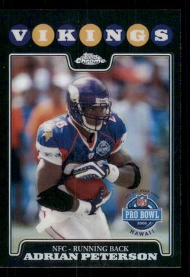 2008 Topps Chrome Refractors #TC133 Adrian Peterson AP - Image 1 of 2