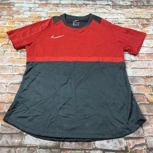 Nike Shirt Damen M rot grau DriFit Sport Training Laufen Gym Tee Damen - Bild 1 von 11