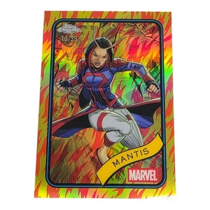 2025 TOPPS Chrome Marvel Comic MANTIS #171 Human Torch Refractor 10/39 - Picture 1 of 16