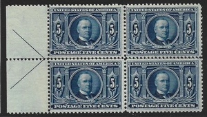 USA 326 - William McKinley - F/VF -MNH - Arrow Block of 4 - CV$720.00 - Picture 1 of 2