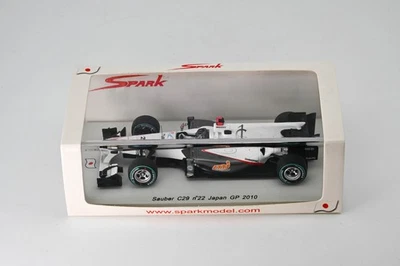 Spark Sauber C29 #22 Nick Heidfeld GP Giappone 2010 1:43 confezione originale SJ002 - Immagine 1 di 4