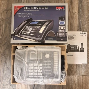 Sistema de contestador digital expandible con cable/inalámbrico RCA 25255RE2 A 2 líneas - Imagen 1 de 9