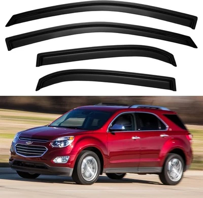 Protectores de lluvia de ventana para Chevy Equinox 2010-2017, visera de ventana para 10-17 Equinox Foto 1 de 4