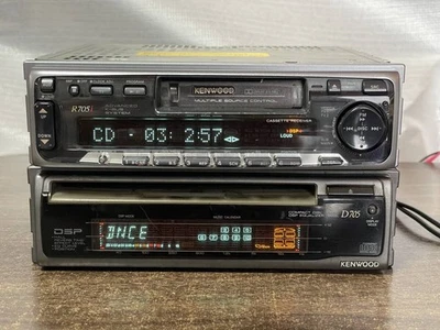 Kenwood R705i D705 1DIN+1DIN Auto Audio CD Cassette Deck Probado De Colección Japón Foto 1 de 4
