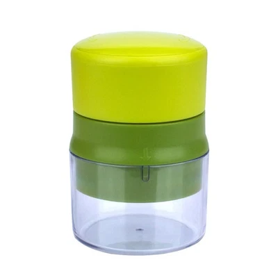  Plastic Garlic Press Machine Multifunction Mincer with Storage Container - Image 1 of 4