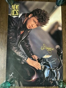 New Kids On The Block Signed Poster Donnie Wahlberg - Picture 1 of 1