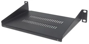 Intellinet 10 Inch Cantilever Shelf, 1U, 150 mm Depth, Vented, Black Cantilever - Photo 1/1