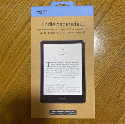 Amazon Kindle Paperwhite Signature Edition Metallic Black 32 GB 12a gen 2024 - Immagine 1 di 3