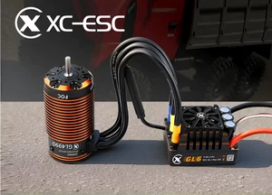 XC COMBO FOC for CRAWLER 1/6: BRUSHLESS MOTOR GL4990 1500KV + GL6 ESC 200A 4-8S - Picture 1 of 18