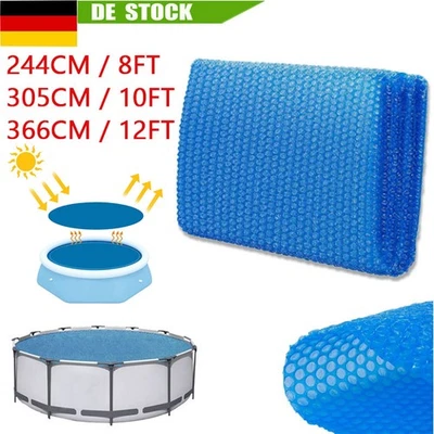 Pool Solar Heizung Solarfolie Solarplane Solarabdeckplane Wärmeplane Abdeckung   - Bild 1 von 4