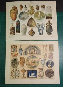 Deutsche Reichskleinodien - saubere Chromo-Lithografie aus dem Jahr 1897 - Picture 1 of 3