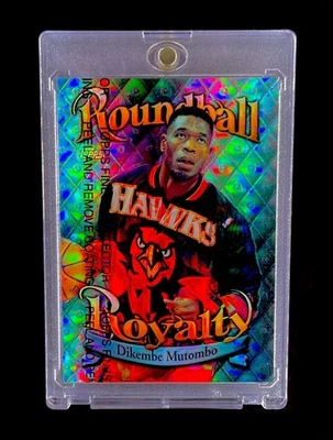 DIKEMBE MUTOMBO RARO MEJOR REFRACTOR HOLO Topps Revestimiento Tarjeta Real - HALCONES Foto 1 de 4