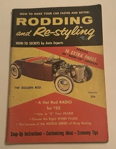 Vintage February 1956 Rodding and Re-Styling Magazine - Picture 1 of 3