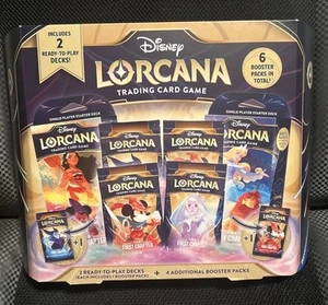Disney Lorcana First Chapter Bundle Target Gift Box - 6 Boosters 2 Decks Sealed - Picture 1 of 3