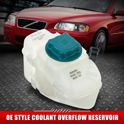 PARA 01-07 VOLVO V70 XC70 RADIADOR REFRIGERANTE DESBORDAMIENTO DEPÓSITO BOTELLA CON TAPA Foto 1 de 4
