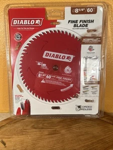 Diablo D0860X 8-1/4 in. x 60-Teeth FINE FINISH SAW BLADE FOR WOOD - - Picture 1 of 11