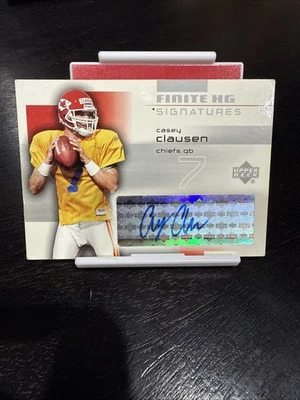 2004 Upper Deck Finite Signatures Casey Clausen  - Image 1 of 2