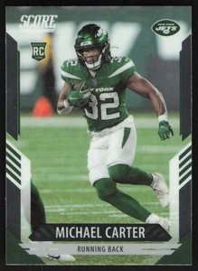 Michael Carter 2021 Panini Chronicles Score # 407 RC New York Jets - Picture 1 of 1
