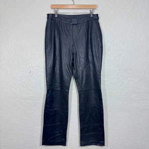 Adler Collection Lederhose 12 Vintage Tailored Biker Moto Y2K 90er Goth Grunge - Bild 1 von 13