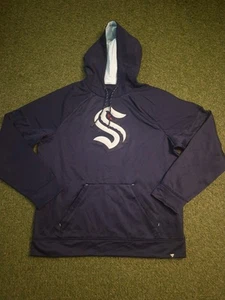 Fanatics Seattle Kraken Pullover Hoodie Men's XL New NHL Kangaroo Pocket - Picture 1 of 7