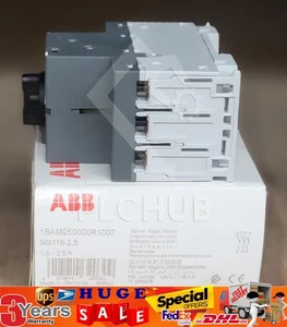 ABB T&B MS116-2.5 MANUAL MOTOR STARTER 1.6-2.5A RANGE - Picture 1 of 13