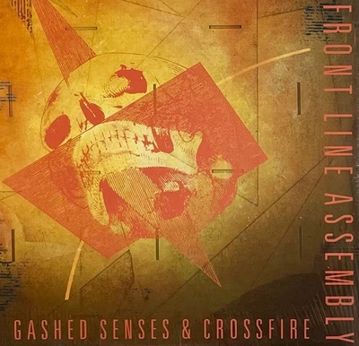 Vtg 1989 FRONT LINE ASSEMBLY Album GASHED SENSES & CROSSFIRE Vinyl OG NEAR MINT! Foto 1 de 4