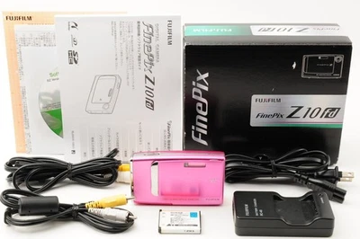 【Near MINT】 Fujifilm FinePix Z10fd Pink 7.2MP 3x Zoom Digital Camera From JAPAN - Image 1 of 4