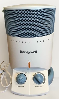 Honeywell Mini Tower Heater 360° Surround Heat 1500 Watt White HZ-2204U TESTED - Image 1 of 4