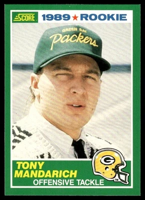 1989 Score Tony Mandarich Rookie #269 - Image 1 of 2