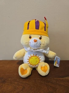 Care Bears King Funshine Plush Bear Yellow Sunshine Vintage Stuffed Toy with Tag - Picture 1 of 8