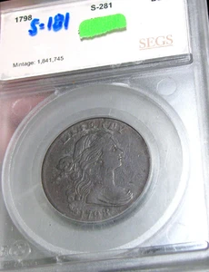 1798 Draped Bust Large Cent Penny ---- Nice Rare Condition ---- #385C - Picture 1 of 5