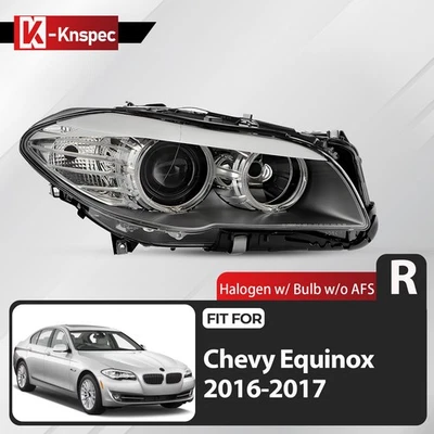 Halogen Headlight For 2011-2013 BMW 5 Series w/o AFS w/ Bulb Right Passenger — 第 1/4 张图片