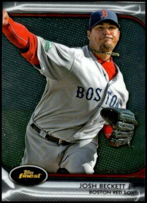 2012 Finest #94 Josh Beckett   Boston Red Sox  Baseball Card - Image 1 of 2