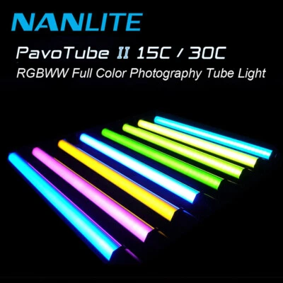Nanlite PavoTube II 15C/30C LED Tube Light RGB Color Handheld Photography Lights - Image 1 of 4