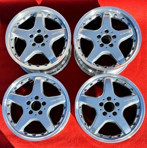 17" Staggered CLK SLK CLK55 C-CLASS C36 C43 MERCEDES OEM ORIGINAL AMG BBS WHEELS - Picture 1 of 24