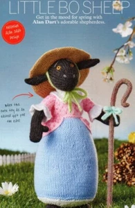 Alan Dart Little Bo Sheep Peep Toy Knitting Pattern - Picture 1 of 1
